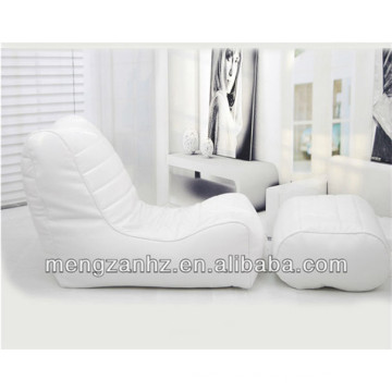 Luxus PU Leder Sektion Bean Bag Sofa Liegen Bohnenbeutel Chaise